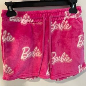 Barbie Pink Fleece Shorts